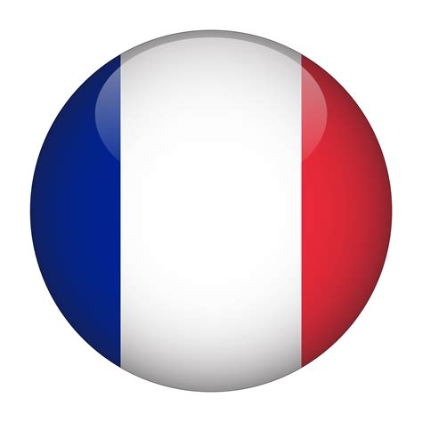 France 3D Rounded Flag with Transparent Background 15272214 PNG