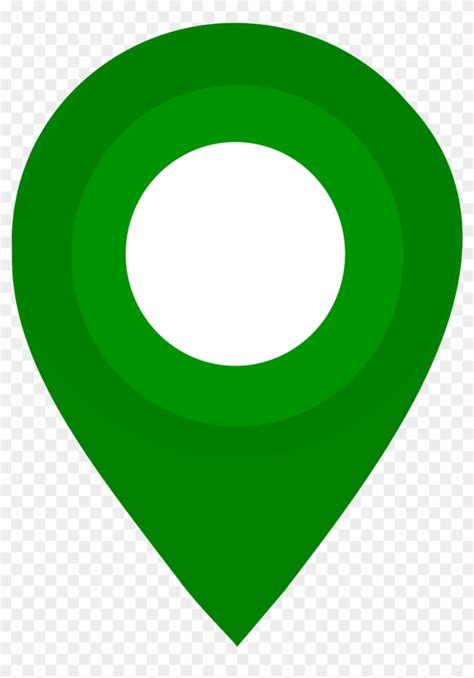 Map Pin Icon Green