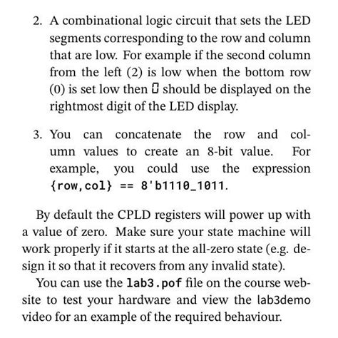 Matrix Keypad Decoder Matrix Keypad Review the | Chegg.com