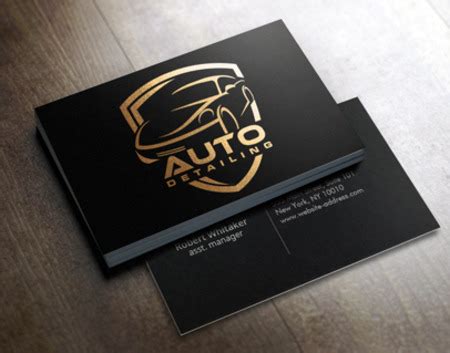 Print Metallic Finish Business Cards With Spot UV | PrintPlace