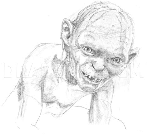 Gollum The Hobbit Drawing