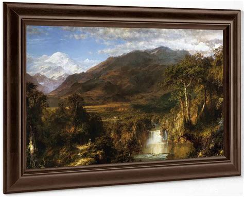 The Heart Of The Andes By Frederic Edwin Church Print or Oil Painting Reproduction from Cutler ...