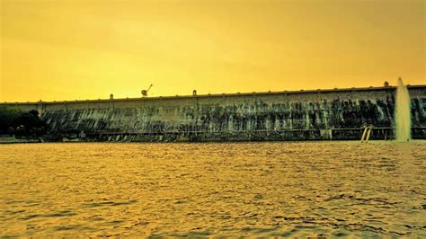 Beautiful Landscape View of KRS Dam View from Brindavan Gardens. Perfect Picnic Spot or Weekend ...