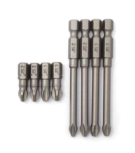 JIS (Japanese Industrial Standard) Screwdriver Impact Bits #2 #3 (Set – RiftWild