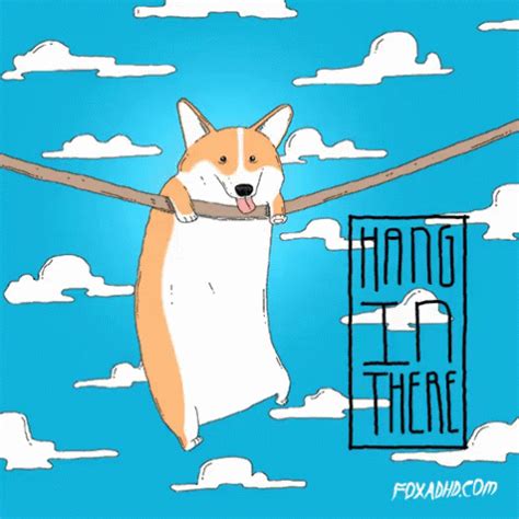 You Got This GIF - HangInThere Corgi Dog - Discover & Share GIFs