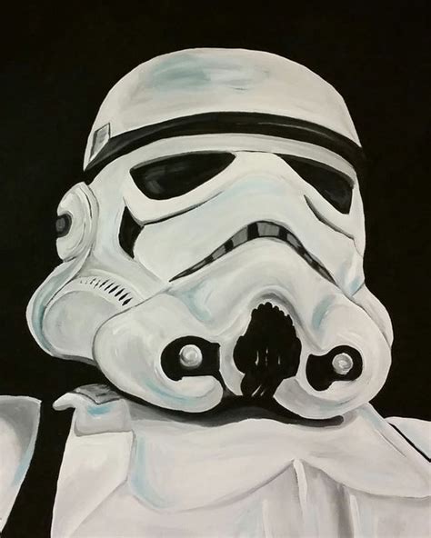 Stormtrooper Sticker Pop art print painting crafts scrap photo