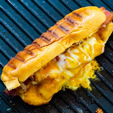 Grilled Cheese Hot Dogs - Spicy Southern Kitchen