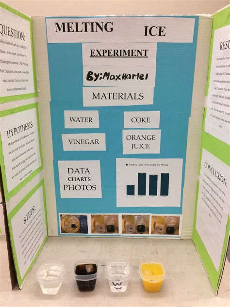 Ice Cube Melting Science Project