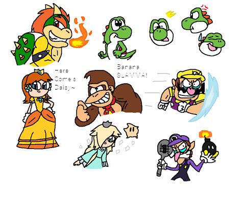 some Random Mario Drawings 2 by Jack-Hedgehog on DeviantArt