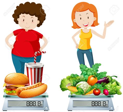 Eating healthy clipart - Clipground