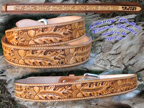 Custom leather belts, Tooled leather belts, Western Belts