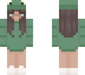 frog girl *+-_ | Minecraft Skin