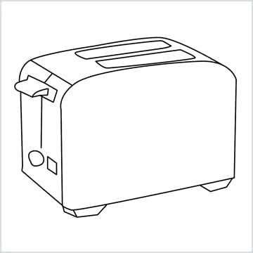 How To Draw A Toaster Step by Step - [10 Easy Phase]