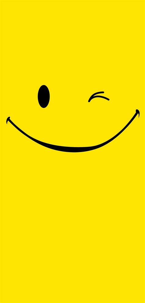 Happy Smile, black, yellow, HD phone wallpaper | Peakpx