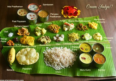 Onam Sadhya Recipes | Onam Sadya Recipes - Sharmis Passions