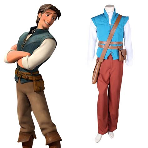 Free Shipping Custom made Movie Tangled Prince Flynn Rider Cosplay ...