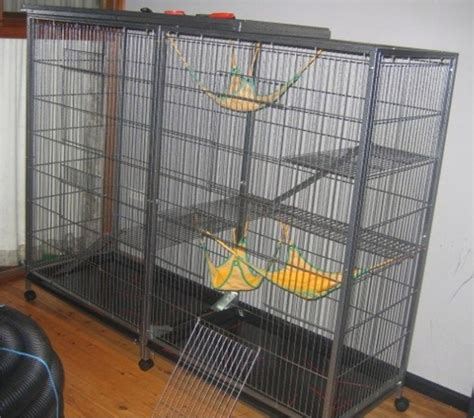 GIANT CAT, FERRET, RAT OR PARROT CAGE EXCLUSIVE DESIGN, CAN EASILY JOIN 2 CAGES | eBay