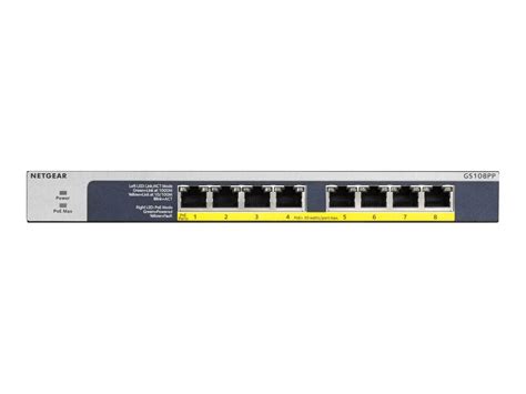 NETGEAR 8-Port Gigabit Ethernet Unmanaged Switch, 120W PoE/PoE+ ...