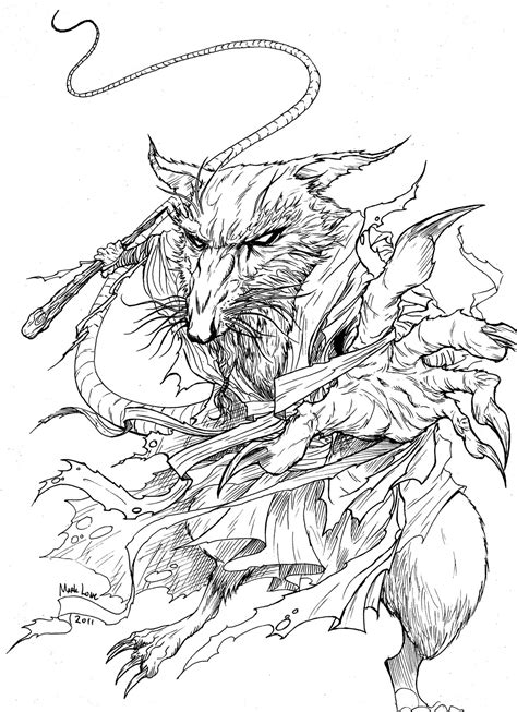 Ninja Turtles Splinter Coloring Pages Coloring Pages