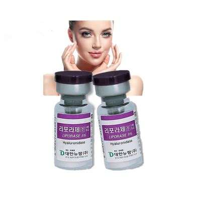 Korea Hyaluronidase Solution Dissolves HA Dermal Filler Liporase Injection