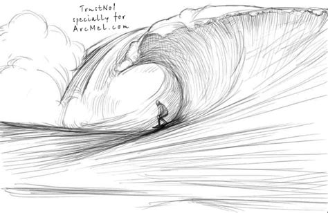 How To Draw A Realistic Wave at How To Draw