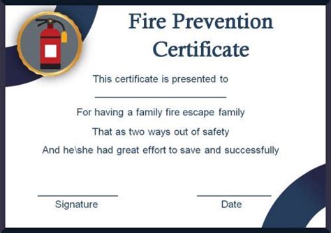 Fire Safety Certificate: 10+ Safety Certificate Templates - Template Sumo | Fire safety ...