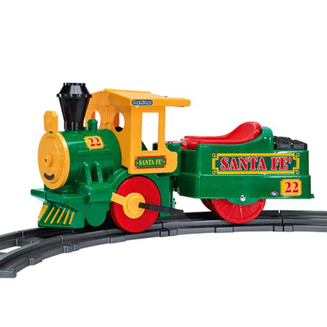 Toddlers 6v Official Peg Perego Ride On Train with Track - Peg Perego Battery Toys