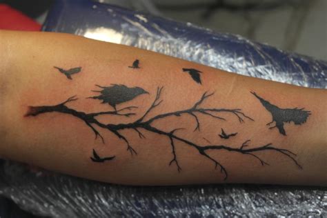 Raven silhouette tattoo by ArthouseGrafika on DeviantArt