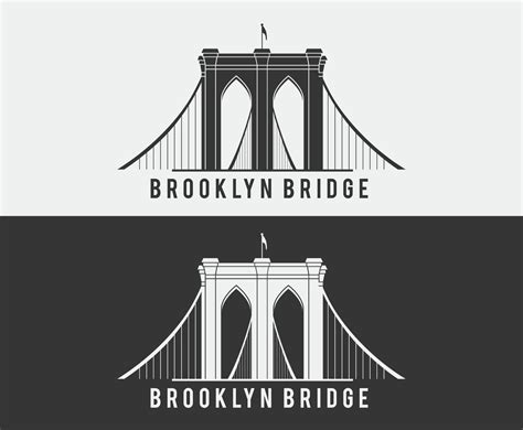 Brooklyn Bridge Vector Icon Vector Art & Graphics | freevector.com