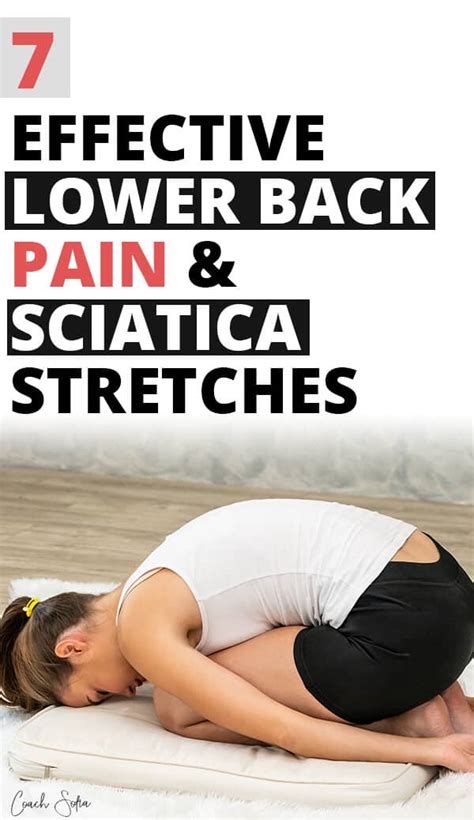 7 Amazing Stretches for Lower Back Pain and Sciatica Relief - Coach Sofia Fitness