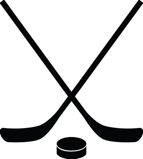 Hockey icon on white background. flat style. stick and washer icon for ...