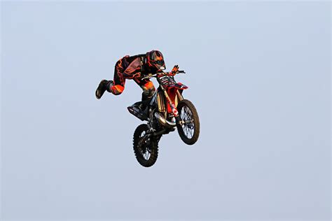 Dirt Bike Stunts - In The Air XXIV Photograph by Debbie Oppermann | Fine Art America