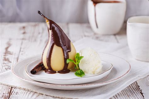 Poires Belle Helene, the Classic French Pear Dessert Recipe