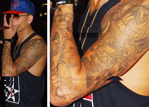 Celebrity World: Chris Brown Tattoos 2012