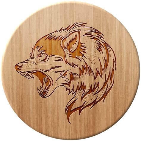 Wolf Laser Cut Free DXF File Free Download - DXF Patterns