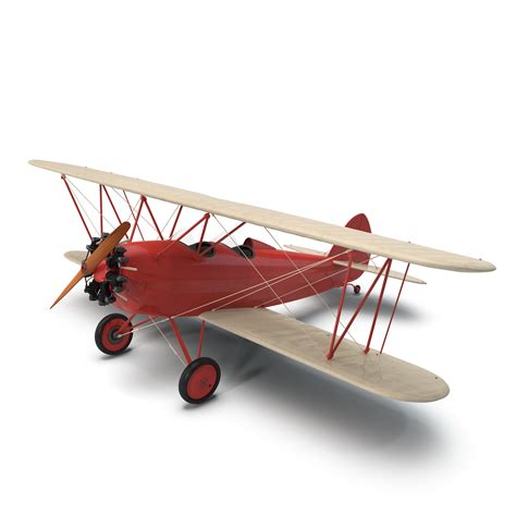 ww1 biplane 3d model