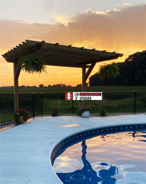 2 Post Pergola – DIY Project | MyOutdoorPlans