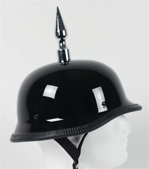 German Motorcycle Helmet With Spike