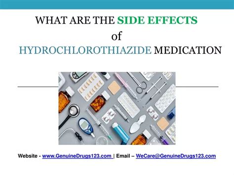 PPT - Hydrochlorothiazide side effects PowerPoint Presentation, free download - ID:11483602