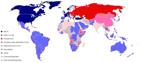 Map of the Cold War - Vivid Maps