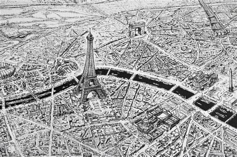 PARIS CITY MAP | Ltd edition print - Thomas Dartigues aka Decktwo