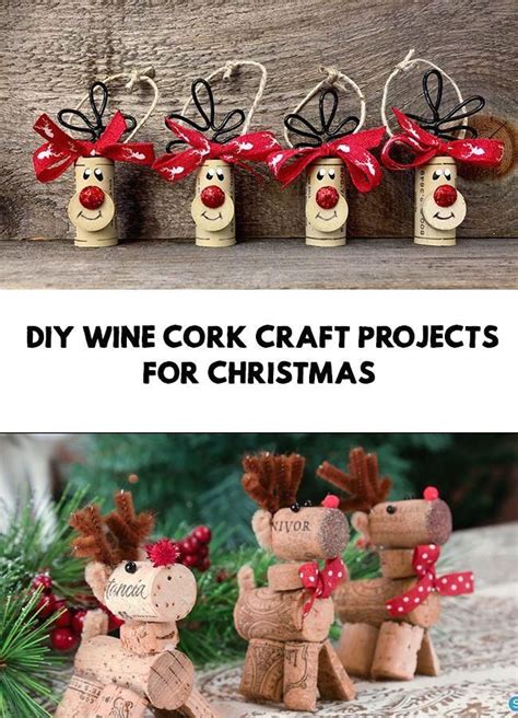 DIY wine cork craft projects for Christmas : Christmas is a holiday we ...