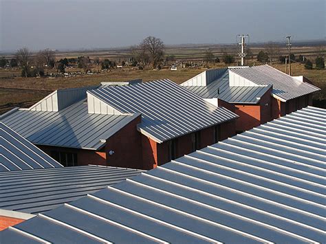 Zinc double locked standing seam panels for roof and wall. | Fine Metal ...