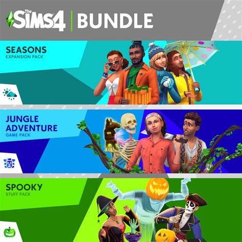 The Sims 4 Bundle - Seasons, Jungle Adventure, Spooky Stuff PS4 | Price history | PS Store ...