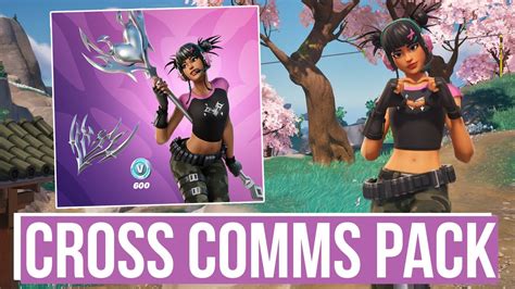 NEW FORTNITE CROSS COMMS STARTER PACK! Tegan Skin Review! - YouTube