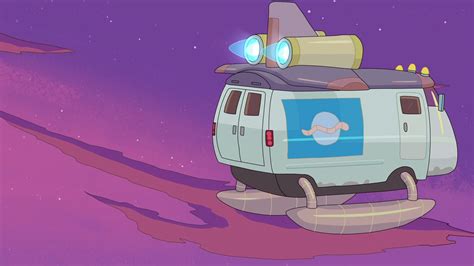 Wallpaper : illustration, space, vehicle, cartoon, Rick and Morty ...