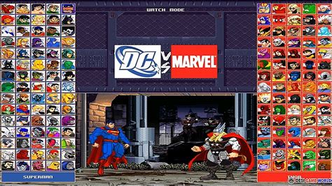 DC VS MARVEL ( MUGEN ) 2021 - YouTube