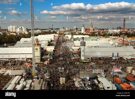 Beer Tents At Oktoberfest, Munich Stock Photo - Alamy