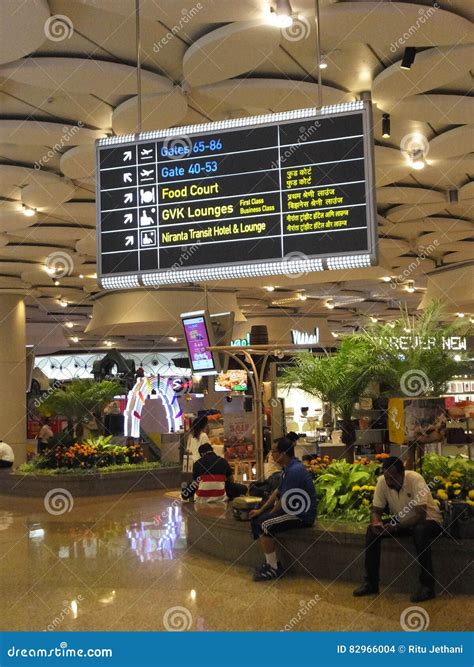 Chhatrapati Shivaji Maharaj International Airport In Mumbai, India Editorial Photo ...