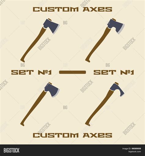 Different Axe Types Vector & Photo (Free Trial) | Bigstock